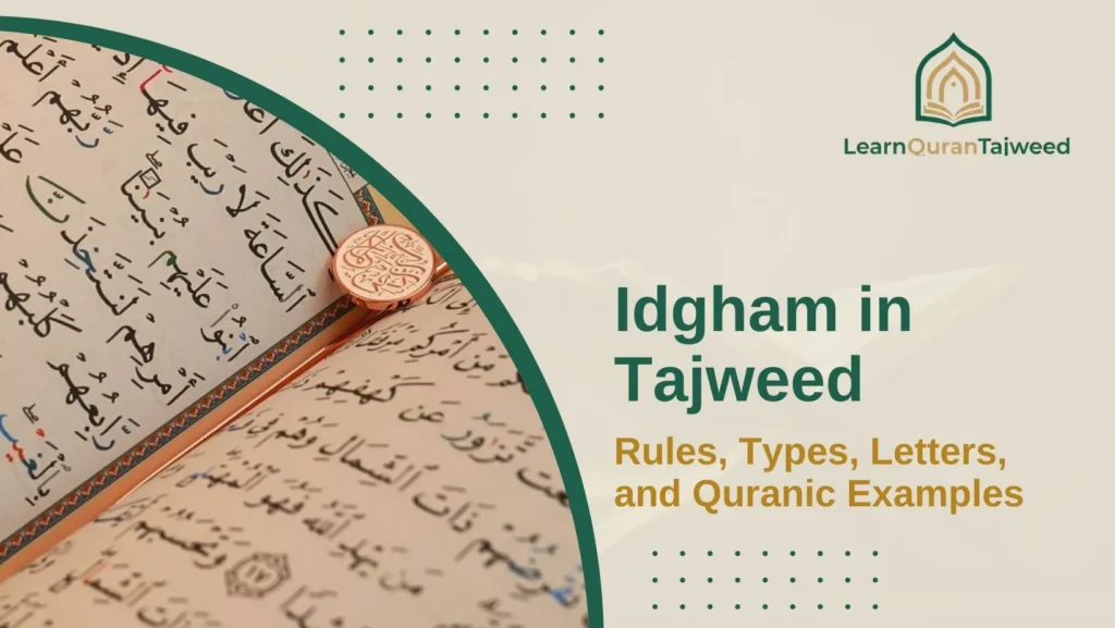 Idgham in Tajweed: Rules, Types, Letters, and Quranic Examples
