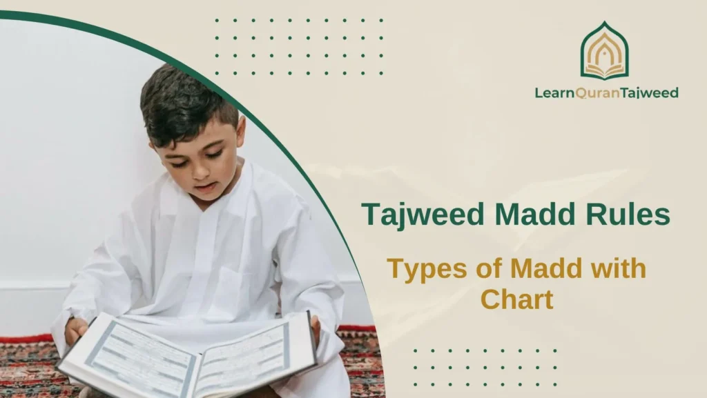 Tajweed Madd Rules: Types of Madd with Chart