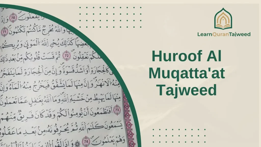 Huroof Al Muqatta’at Tajweed