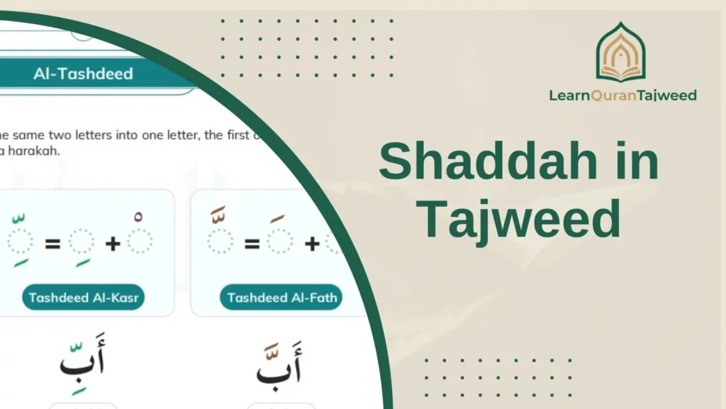 Shaddah in Tajweed