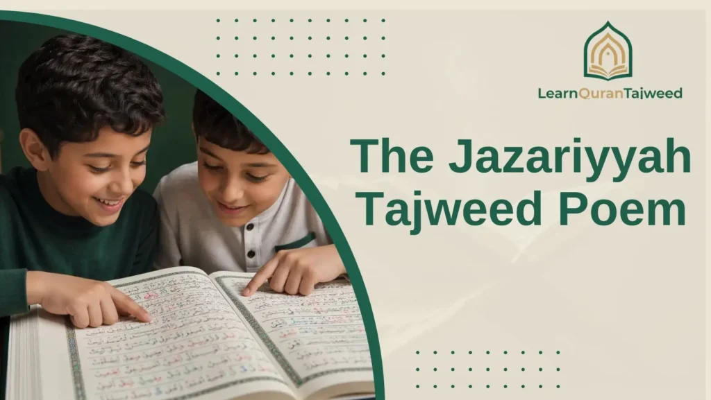 The Jazariyyah Tajweed Poem
