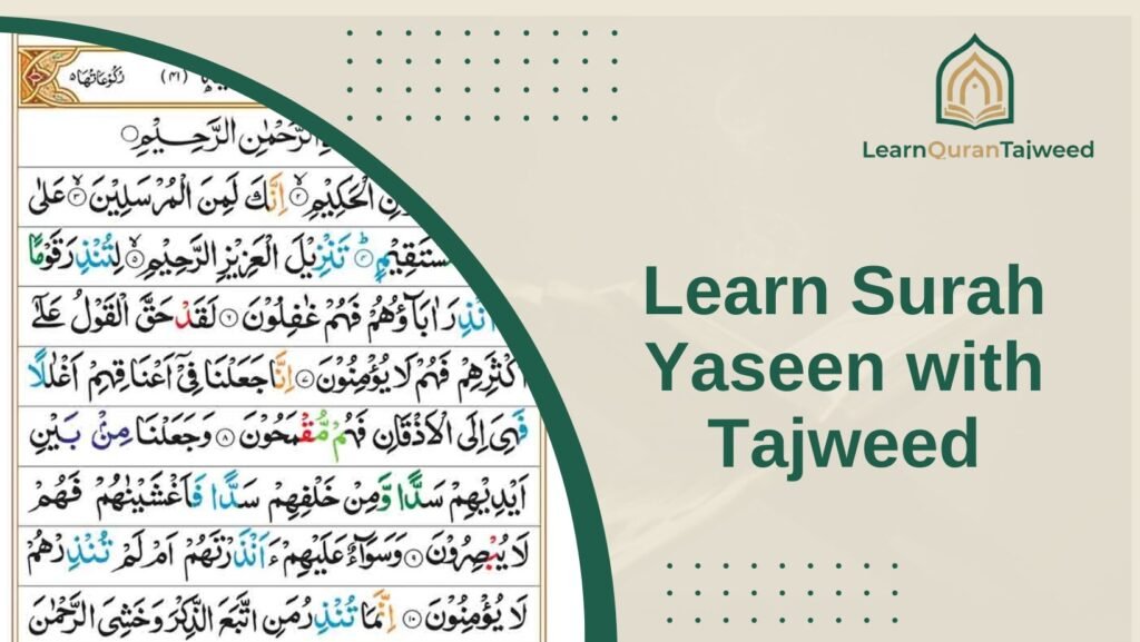 Learn Surah Yaseen with Tajweed