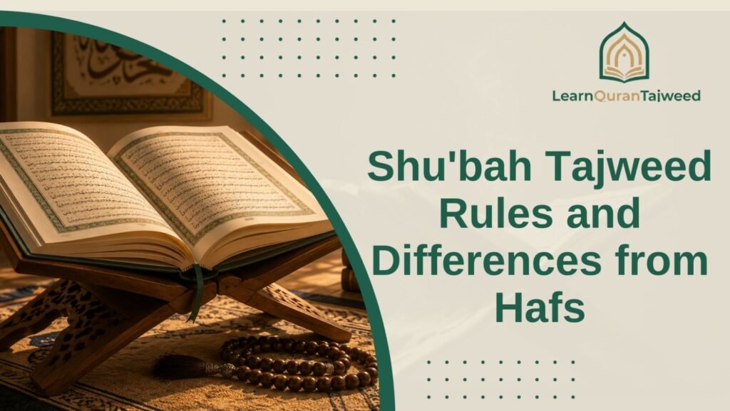 Shu’bah Tajweed Rules and Differences from Hafs
