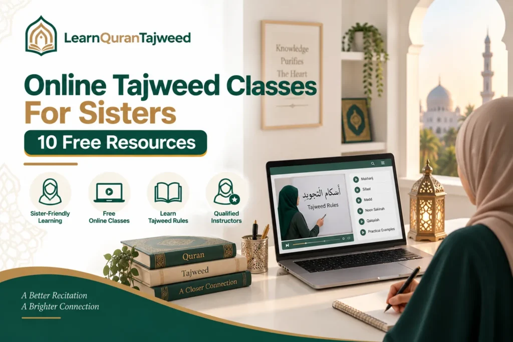 Online Tajweed Classes For Sisters – 10 Free Resources