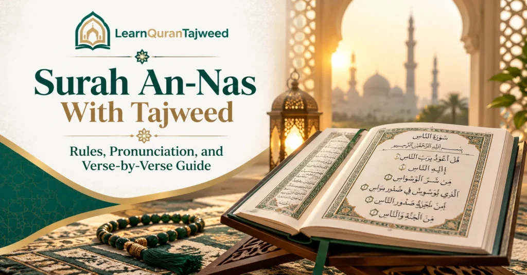Surah Nas With Tajweed – Rules, Pronunciation, And Verse-Vy-Verse Guide
